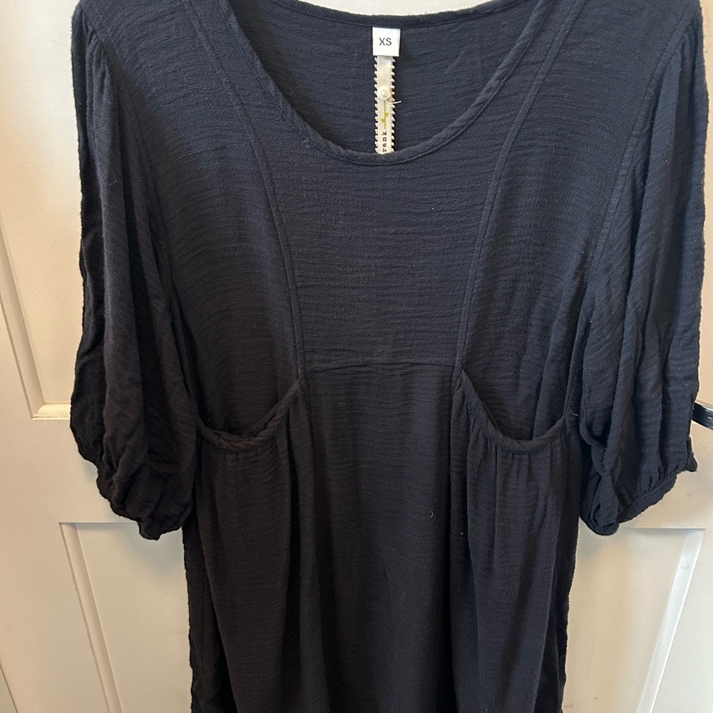 Uncle Frank Black Tunic dress
